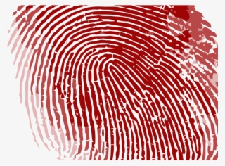 Fingerprint Transparent Red Clipart Library Download - Fingerprint Red Png Transparent Background