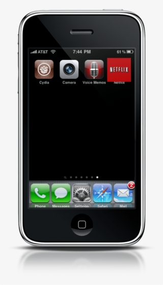 Netflix Iphone Icon On Homescreen - 2007 Phones
