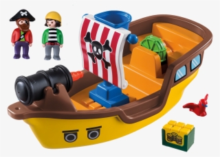 Playmobil Floating Pirate Ship Good Toy Guide Km - Playmobil 1.2.3, Pirate Ship