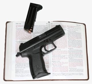 Gun On A Bible - Scripture Backgrounds Luke 21 5 38
