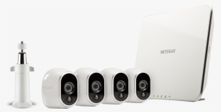Arlo Wire-free Security System With 4 Hd Cameras - Netgear Arlo Wireless Indoor/outdoor Security System