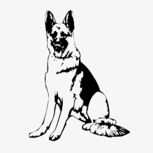 Download German Shepherd Silhouette Png : Farm animal hand drawn elements horse cattle dog german ...