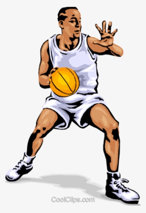 Basketball Player Dribbling Ball Royalty Free Vector - Jogador De Basquete Png
