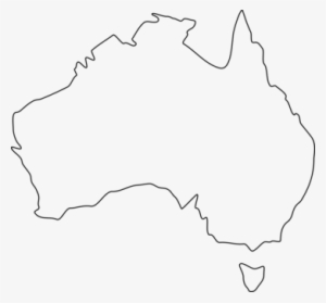 Australia Blank Map Geography - Australia Outline