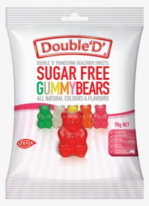 Double 'd' Sugar Free Gummy Bears 90g