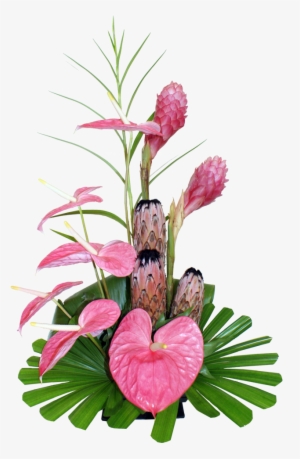95 Previous Next - Pink Exotic Floral Arrangements