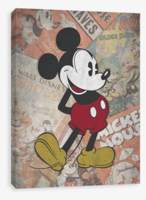 Mickey Vintage Collage - Mickey's Revue Movie Poster (11 X 17)