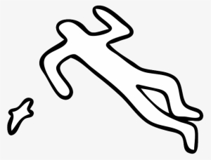 Body Outline By Nemo - Dead Body Outline Cartoon Transparent PNG - 640x488  - Free Download on NicePNG