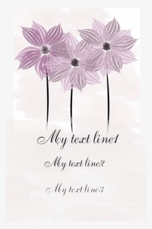 Favorite - Pretty Pink Lilac Watercolor Flowers Greeting Card