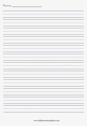 A4 Writing Medium Lined Paper - Document