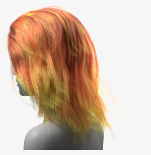 The V-ray Hair Sampler Is Set Up By Connecting The - Hair