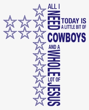 All I Need Little Cowboys & Lot Jesus Cross Png & Svg - Parallel
