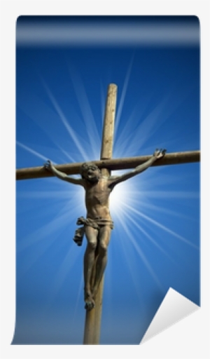 The Jesus On The Cross Wall Mural • Pixers® • We Live - Crucifix