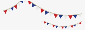 Red White Blue Png - Red White And Blue Bunting Clip Art