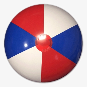 Red And Blue Beach Ball