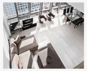 Watercolor Bianco White Porcelain Matte Floor And Wall - Tile
