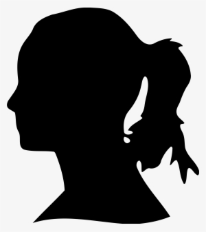 This Free Icons Png Design Of Woman's Head Silhouette