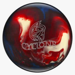 Cyclone - Red/white/blue - Ebonite Cyclone Bowling Ball