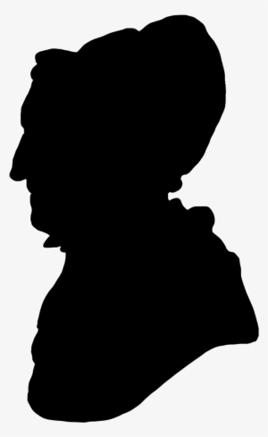 Face Silhouette Of Woman, Face Silhouette Older Woman - Mozart Silhouette Png