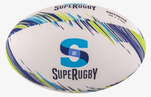 Gilbert Rugby Supporter Super Rugby Size 5 Panel - Gilbert Super Rugby Official Replica Rugby Ball