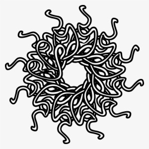 Tangled Sun Icons Png - Drawing