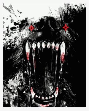 Gray Wolf Wolf Tooth Drawing Werewolf - Big Bad Wolf Tattoo