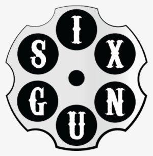Six Gun Cards Undesign - Revolver Cylinder Clip Art