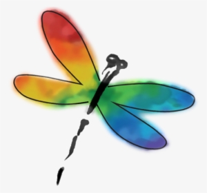 Dragonfly Graphic - Oil Pastel Dragon Flies