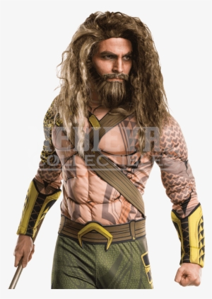 Adult Aquaman Beard And Wig Set - Aquaman Halloween Costume