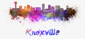 Click And Drag To Re-position The Image, If Desired - Knoxville Skyline In Watercolor