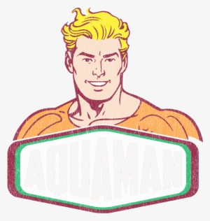 Dc Comics Aquaman Sign Men's Tall Fit T-shirt - Design