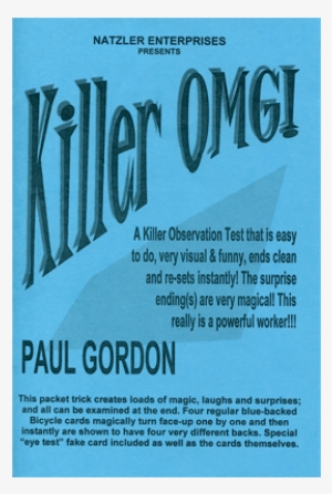 Killer Omg By Paul Gordon
