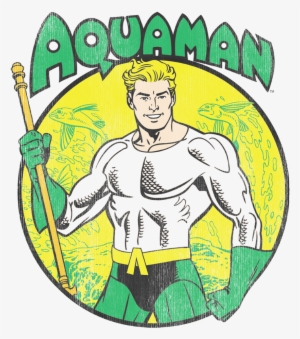 Dc Comics Aquaman Youth T Shirt - Dc Aqua Man Wall Decal