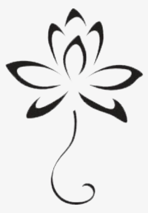 Lotus Tattoos Png Transparent Images - Silhueta De Tattoo Lotus