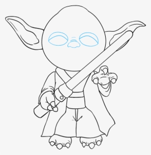 How To Draw Yoda - Yoda Outline