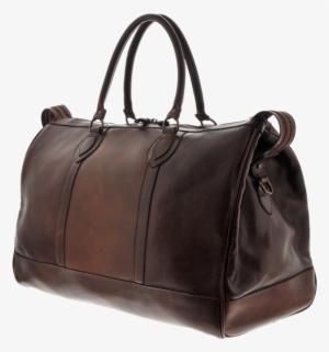 Leather Duffel Bag - Handbag