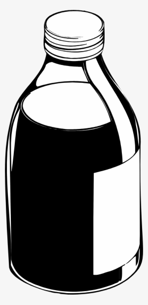 Png Transparent Stock Collection Of Bottle Png High - Cough Syrup Black And White