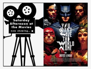 Saturday Afternoon At The Movies Logo Featuring Justice - Justice League Movie Review Rotten Tomatoes