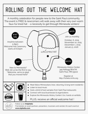 Welcome Hat Flier - Diagram