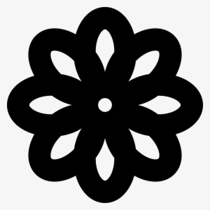 This Free Icons Png Design Of Black And White Flower
