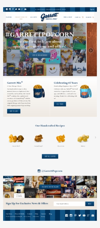 garrett popcorn shop competitors, revenue and employees - web page