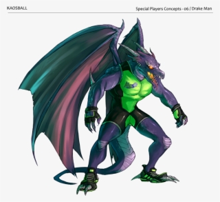 Kaosball Drake Man - Illustration