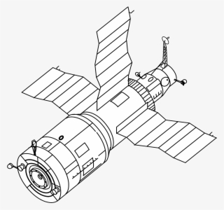 Salyut 6 Drawing - Saljut 6 Drawing