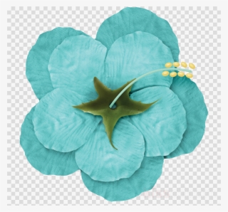 Blue Flower Drawing Png