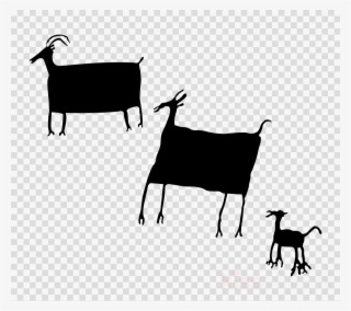 Clip Art Clipart Goat Clip Art - Pintura Rupestre Png