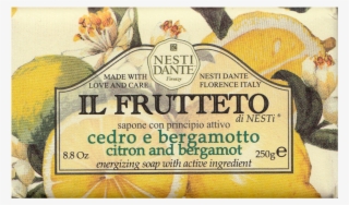 nesti dante il frutteto citron & bergamot soap bar - nesti dante il frutteto citron and bergamot soap 250g
