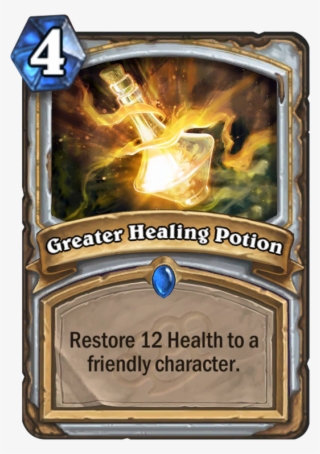 Greater Healing Potion - Healing Cards Hearthstone