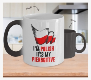 I'm Polish It's My Pierogitive Color Changing Mug - My Husband The Day I Met You