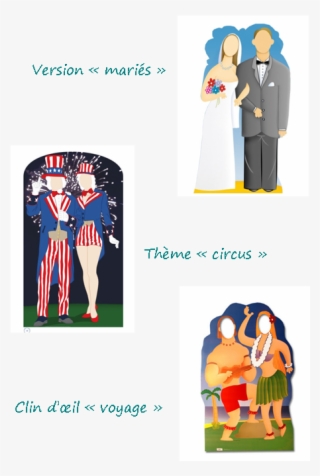 Planches A Trou Diy Photobooth Planches, Projets À - Aunt And Uncle Sam Standin Lifesized Standup