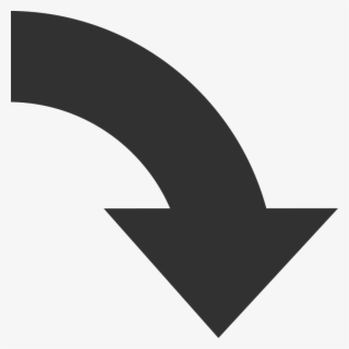 rotate cw clipart icon png - side down arrow png